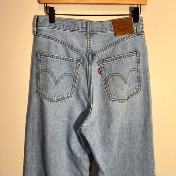 Levi's High Loose Jeans Baggy Size 27 Cotton Hemp - Picture 8 of 16